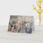 Carte Jubilé de la reine d'Angleterre (Fleur jaune)