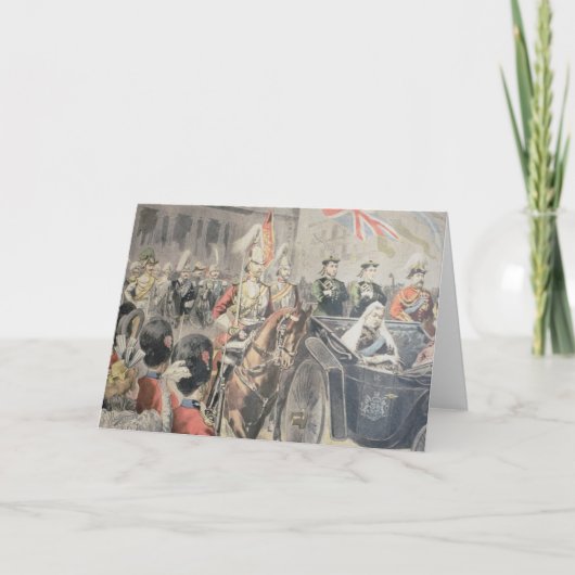 Carte Jubilé de la reine d'Angleterre (Devant)