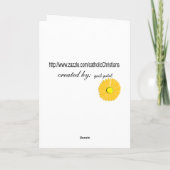 Carte Jubilé d'or de la fille catholique (Dos)