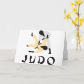 Carte judo (Fleur jaune)