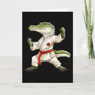 Carte Judo Crocodile Nature Kickboxing Taekwondo Arts Ma