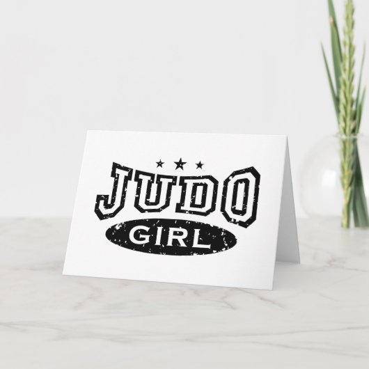 Carte Judo Girl (Devant)