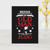 Carte Judo Old Man (Fleur jaune)