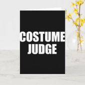 CARTE JUGE DE COSTUME (Fleur jaune)