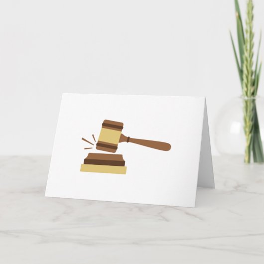 Carte Juge Gavel (Devant)