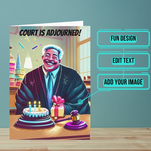 Carte Juges Anniversaire