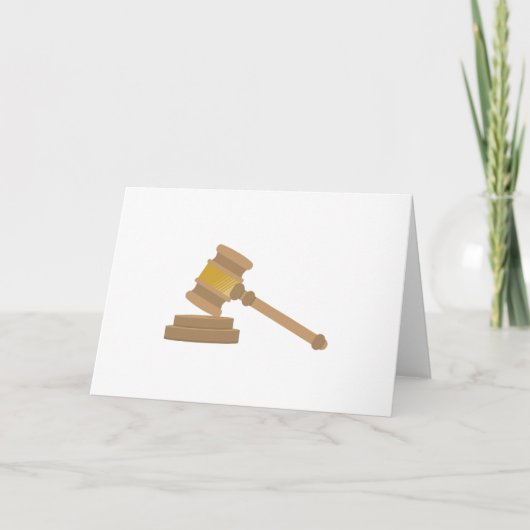 Carte Juges Gavel (Devant)