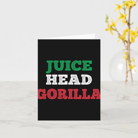 Carte Juicehead Gorilla New Jersey Garden Nj Shore Itali (Fleur jaune)