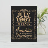 Carte juillet 1967 51 ans de soleil anniversaire t-s (Debout devant)