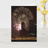 Carte Juillet 4, 2005 à Chicago (Fleur jaune)