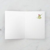 Carte Juillet Anniversaire Cerisier Fleur & Colibri (Intérieur)