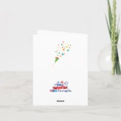 Carte Juillet Légendes Heart Birthday Card (Dos)