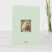 Carte Julbocken Yule Goat And Jultomten Scandinavian (Dos)