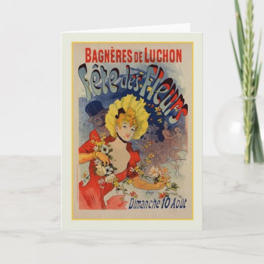 Carte Jules Chéret, publicité, 1890 (Devant)