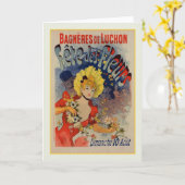 Carte Jules Chéret, publicité, 1890 (Fleur jaune)