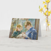 Carte Julie avec sa nounou | Berthe Morisot (Fleur jaune)