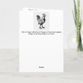 Carte Julie de Graag Rooster (Dos)