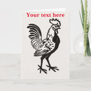 Carte Julie de Graag Rooster