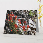 Carte JUMBO Nom personnalisé Retraite Félicitations (Fleur jaune)