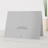 Carte JUMBO Nom personnalisé Retraite Félicitations (Dos)