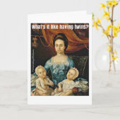 Carte Jumeaux (Fleur jaune)