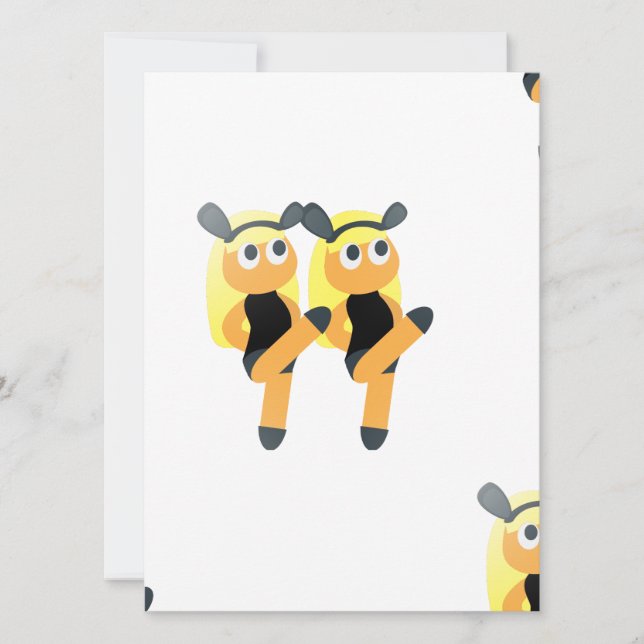 Carte jumeaux émoji (Devant)