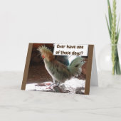 CARTE ***JUMELLE*** A UNE MAUVAISE JOURNÉE POUR SON ANNI (Devant)