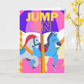 Carte Jump On Take a Ride et Celebrate (Fleur jaune)