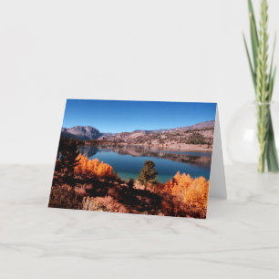 Carte June Lake, Mammoth California Nature Card