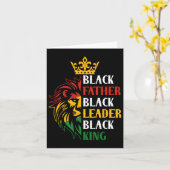 Carte Junet19e Fête des pères Black Men (Fleur jaune)