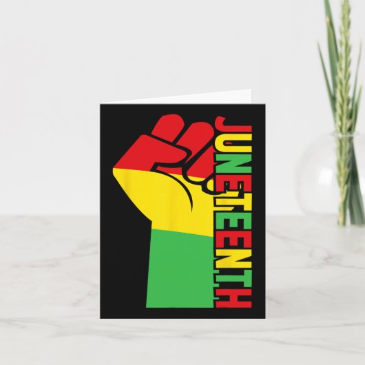 Carte Juneteenth 1 (Devant)
