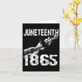 Carte Juneteenth 1 (Fleur jaune)