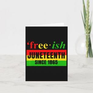 Carte Juneteenth juin 1865 Histoire des Noirs Afrique Am