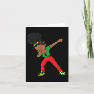Carte Junetten Dabbing Black Princess Cute Brown Skin