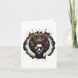 Carte Junetten Fiers Black King Hommes Fête des pères No