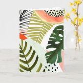 Carte Jungle Beat Tropical Green (Fleur jaune)