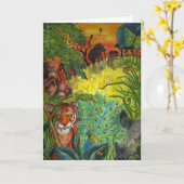 Carte Jungle indienne (Fleur jaune)
