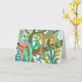 Carte Jungle Roar - Cheetah (Fleur jaune)