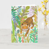 Carte Jungle Roar - Tigre (Fleur jaune)