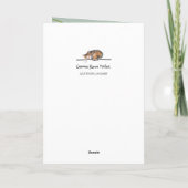 Carte Jungle Tiger Anniversaire Zoo Safari Wild (Dos)