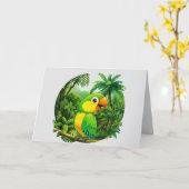 Carte Jungle Vibes (Fleur jaune)