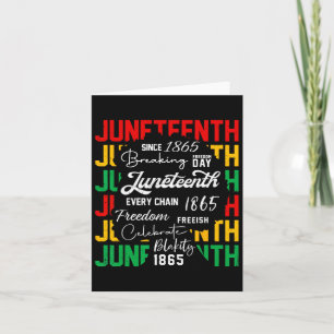 Carte Junte 19ème Femmes Noires Mois de l'Histoire Noire