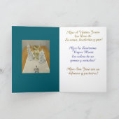 Carte Junto a La Sagrada Familia en Navidad. (Intérieur)