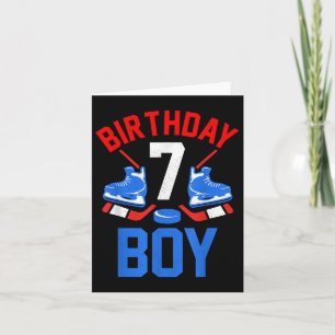 Carte Jupe d'anniversaire pour filles garçons 7 ans Vieu