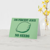 Carte Jus aucunes graines (Fleur jaune)