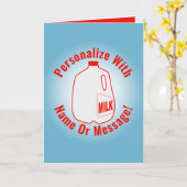 Carte Jus de lait (Fleur jaune)