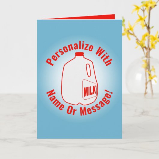 Carte Jus de lait (Fleur jaune)