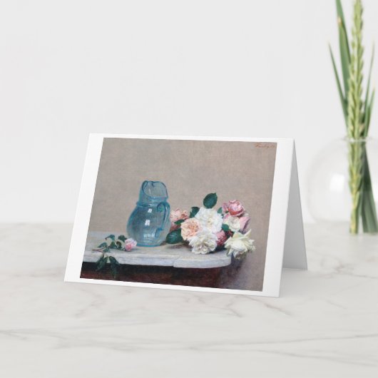 Carte Jus de rose et de verre, Henri Fantin-Latour (Devant)