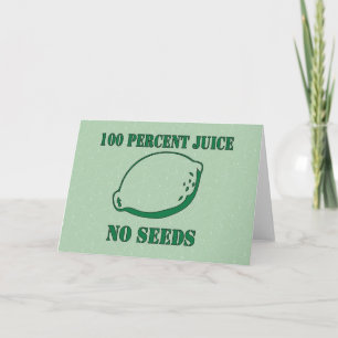 Carte Jus non graines