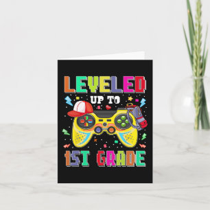 Carte Jusqu'à 1ère année Gamer Premier Jeu Garçons Retou